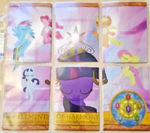 My Little Pony Friendship In Magic Foil Card Puzzle A ELEMENTS OF HARMONY 6/6 - Picture 1 of 2