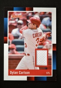 2022 Donruss Retro 1988 Materials Relic #R88M-DC Dylan Carlson - Cardinals