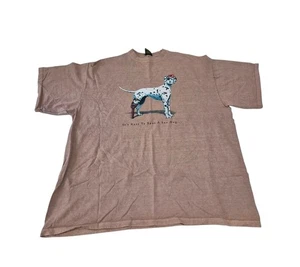Vintage Sea Dog T Shirt 2XL Brown Made In The USA Pirate Dalmatian 90s - Picture 1 of 7