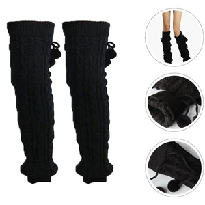  Strick gerippt Beinwärmer breite Wadenwärmer Winter Socken für Damen Winter - Bild 1 von 12