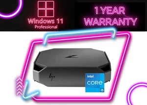 9th Gen HP Desktop Mini PC: Intel i5 Hexa-Core! 16GB RAM! 256GB SSD! Windows 11! - Picture 1 of 9