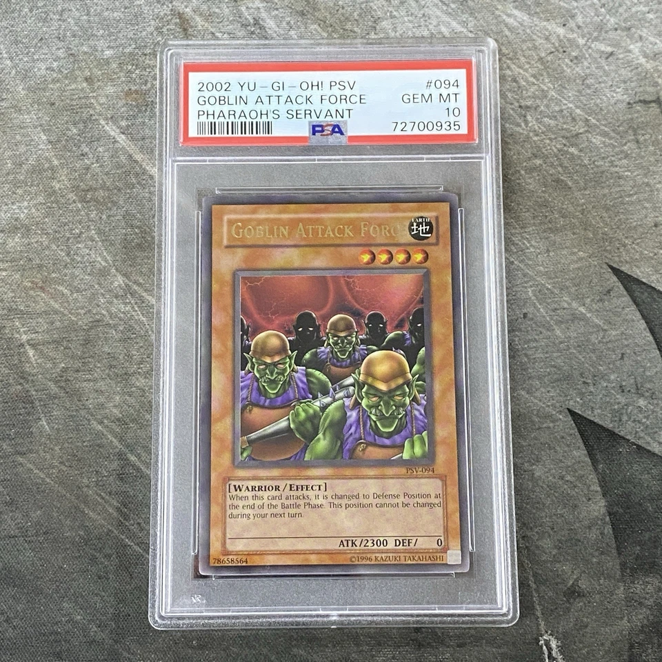 2002 Yugioh PSV Goblin Attack Force Pharaoh's Servant PSA Gem Mint 10 LOW POP! - Image 1 of 2