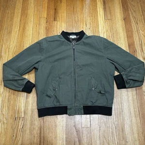 Chaqueta de bombardero J Crew Wallace Barnes para hombre XL militar Y2K grunge patinador Gorpcore - Imagen 1 de 11