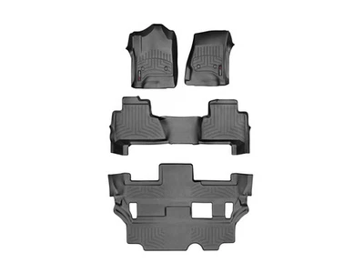 Forro de piso WeatherTech para Chevrolet Tahoe 2015-2020 - Juego completo, negro Foto 1 de 4