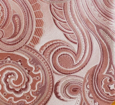 DONALD TRUMP ~ CAMISA DE VESTIR DE SEDA PARA HOMBRE TRAJE CORBATA ~ ROSA Y PLATA ~ PAISLEY ~ 60" Foto 1 de 4