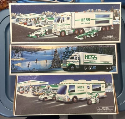 Lote Camiones Hess 1998, 1987 y 2003 Nuevos En Caja Buen Estado Foto 1 de 4