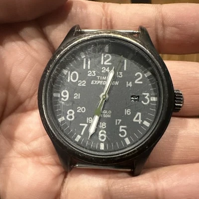 Timex Expedition Watch Mens Black Case  WR50M Repair - Image 1 of 4
