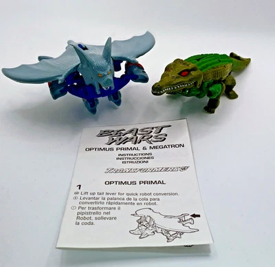 Transformers Kenner 1995 Beast Wars Optimus Primal vs Megatron 2PACK complete - Image 1 of 4