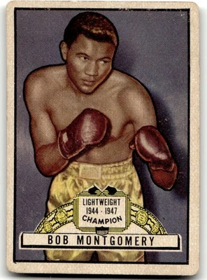1951 Topps Ringside #47 Bob Montgomery Boxing VG-VGEX (tape) NO RESERVE! - Image 1 of 2