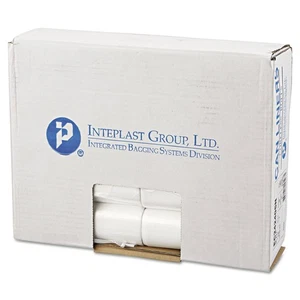 Inteplast Group Commercial Can Liners Perforated Roll 10gal 24 x 24 Natural - Picture 1 of 2