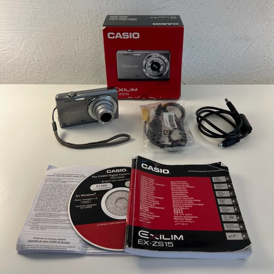 Casio EXILIM / Digitalkamera / EX-ZS15 / 14,1MP / 5x Zoom / Touch / Händler - Bild 1 von 4