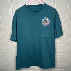 Ron Jon Cocoa Beach Night Wolf Tee Shirt Men's Vintage White Size (Measurements) - Picture 1 of 6