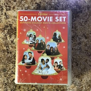 Lifetime 50-Movie Set: Ultimate Holiday Movie Collection (DVD) BROKEN CASE - Foto 1 di 5