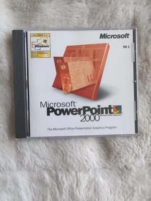 Microsoft POWERPOINT 2000 Upgrade Presentation Graphics Program Product Key Inc - Image 1 of 3