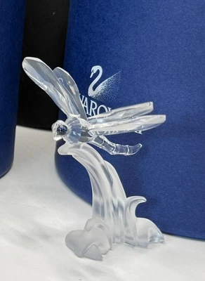 Swarovski Crystal DRAGONFLY~Austria~BOX 3" Tall No COA - Image 1 of 4