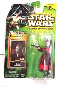 Vtg 2000 Star Wars POTJ Sabe Queens Decoy new with 8 info-packed pages inside - Picture 1 of 4