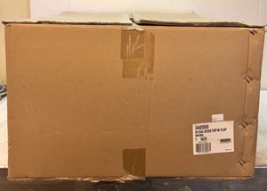 Carlisle 56 GAL. Waste Container Hood Top W/Flap (Brown) T0605 - Picture 1 of 9