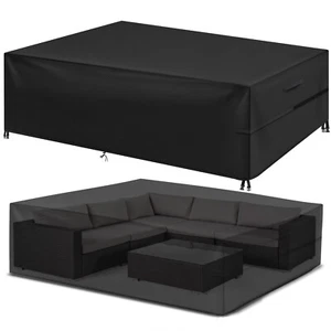 Upgrade 600D Outdoor Furniture Cover Set Heavy Duty Waterproof Patio Table Cover - Picture 1 of 14