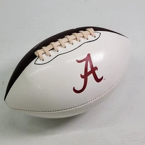 Nike NCAA Alabama Crimson Tide Fußball Ball 3/4 weiß offizielle Größe Swoosh EUC - Bild 1 von 11