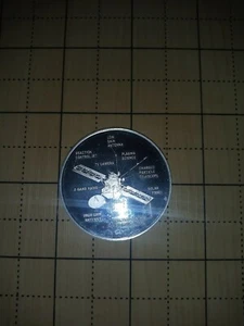 Mariner 10 Space Probe .925 Sterling Silver Coin Ultra Rare Round Franklin Mint - Picture 1 of 3