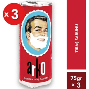 ARKO Shaving Soap Stick Traditional 3 pieces 75 gr - Picture 1 of 3
