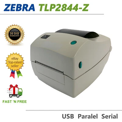 Zebra TLP 2844-Z Thermal Transfer Label Printer 284Z-10300-0001 No AC Adapter - Image 1 of 4