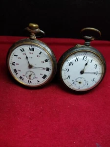 Lip + 1 , lot of 2 pocket watches for parts or repair, 543 - Bild 1 von 17