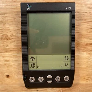 Handspring Visor Deluxe Translucent Black Handheld LCD Display 8MB PDA Organizer - Picture 1 of 3