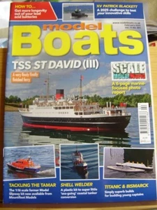 MODEL BOATS MAGAZINE FEBRUARY 2025 TSS ST DAVID III FERRY TAMAR RNLI LIFEBOAT - Picture 1 of 4