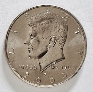 2000 P Kennedy Half Dollar 50 Cents Double Die Reverse Error Coin 7481 - Picture 1 of 12