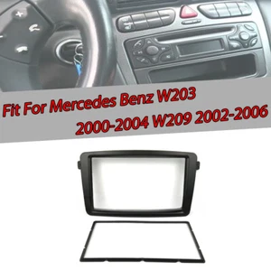 Fascia Stereo Bezel Panel Frame Trim For Mercedes W203 00-04 W209 02-06 Auto - Bild 1 von 1