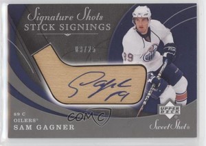 2007-08 Upper Deck Sweet Shot /25 Sam Gagner #SSS-SG Rookie Auto RC