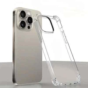 Clear Shockproof Bumper Case For iPhone 15 Pro / iPhone 15 16 Pro Max - Picture 1 of 10
