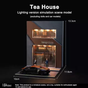1/64 Taberna Restaurante Modelo Escena con Lámpara Versión Simulación Modelo Escena Deco - Imagen 1 de 19