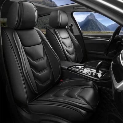 Front Row For  Chevrolet Traverse 2018-2024 Car 2 -Seat Covers Faux Leather 2PCS - Image 1 of 4