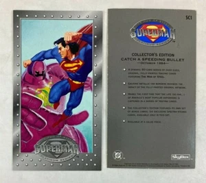 CHEAP PROMO CARD: SUPERMAN MAN OF STEEL STANDARD (Skybox 1994) #SC1 Non-Foil - Picture 1 of 2