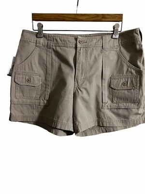Nuevos Pantalones Cortos de Senderista para Mujer Talla 16 Beige/Arena Ajuste Moderno Cabelas 7 Bolsillos Foto 1 de 4