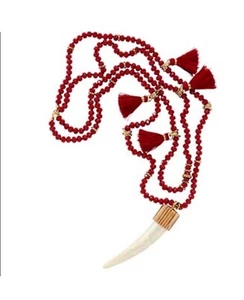 India Hicks Free Spirit-Storm Red Necklace. London Harbour Island - Picture 1 of 5