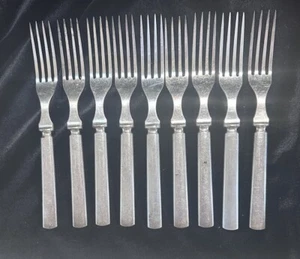 Konvolut 9 antike/vintage Meriden Cutlery Co. Gabeln - Bild 1 von 6