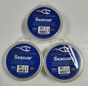 Seaguar Blue Label Leader Clear Fishing Line Fluorocarbon 20-100 60-50 80-50 