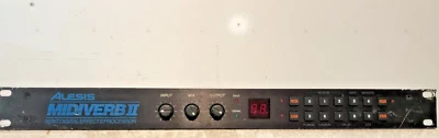 Alesis MIDIVERB II Rackmount Pro Audio 16-Bit Digital Effects Processor See Pics - Image 1 of 4