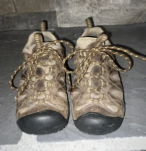 Keen Dry Shasta Water Resistant Leather/Fabric Hiking Shoes Womens 6.5 Brown - Picture 1 of 6