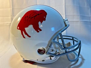Von OJ Simpson signierter authentischer Throwback Buffalo Bills Full Size NFL Helm JSA - Bild 1 von 9