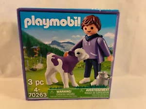 sympa Édition limitée Milka Playmobil ( fermier , vache , veau ) 2561 - Imagen 1 de 1
