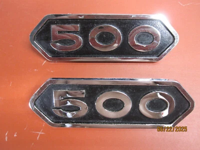 1957 1968 DODGE TRUCK 500 placa de identificação emblema Mopar par 1784263 - Imagem 1 de 4