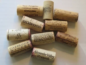 10 Weinkorken: Balistreri, Cap Rock Winery, Opolo, Silkwood, Michael David, Odegas + - Bild 1 von 2