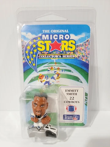 MICRO STARS EMMITT SMITH #22 NFL DALLAS COWBOYS FOOTBALL FIGURE New in Packaging Cover