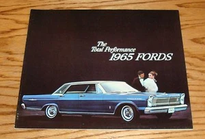 Ford 1965 original tamaño completo folleto de ventas de autos 65 Galaxie personalizado - Imagen 1 de 2