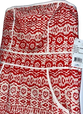 Vestido Preppy Rojo/Blanco Estampado Sin Tirantes Para Mujer Talla 4 - ¡Bolsillos! ¡NUEVO CON ETIQUETAS! Foto 1 de 4