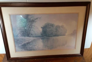 Evening Lilies Ben Hampton Signed Numbered Framed Print 423/1500 Farm Pond AL - Picture 1 of 12